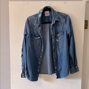 Levi's Distressed Denim Shirt